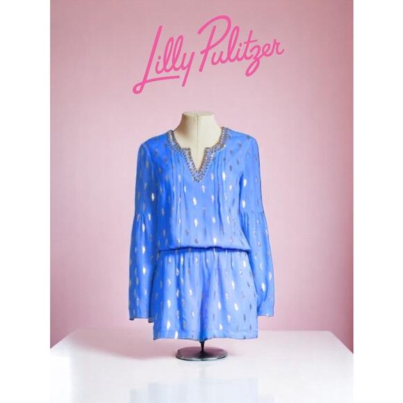 Lilly Pulitzer Ariele Silk Romper – Size XS – EUC - Picture 2 of 16